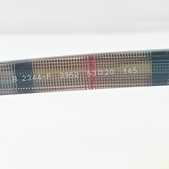 Burberry EYEGLASSES BURBERRY EDISON BE 2344 (3952) - Picture 15 of 15